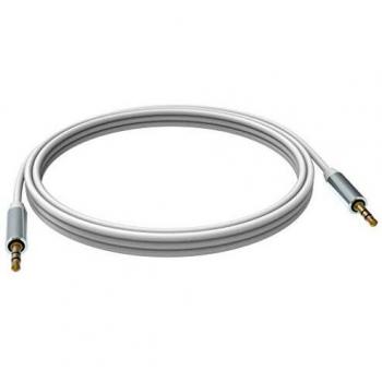 GoldPlated Vision MiniJack 15M Stereo Cable (White)