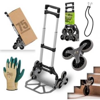 TroniTechnik Treppensackkarre mit Sternrad