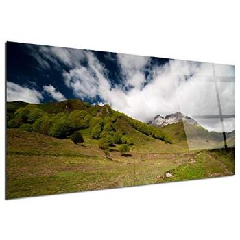 PlexiMontagne – Tableau de la Vallée d’Aspe, 60x30 cm