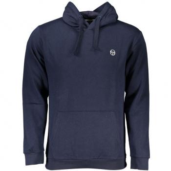 Sergio Tacchini Blue Hooded Sweatshirt - XL