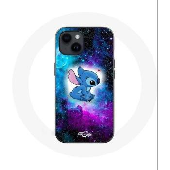 Funda para iPhone 14 Plus Stitch Ohana Cita Espacio Colorido - Maniacase