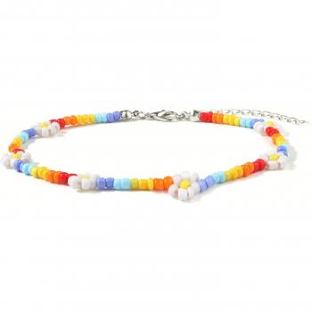 Bracelet Cheville Florale Été