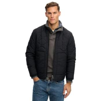 Jet Black Superdry Military Liner Jacket 2XL Men