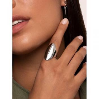 Anillo Boho de Acero Bañado en Oro de 18 kt