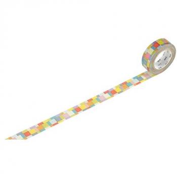 Vibrant Mosaic Masking Tape - 1.5 cm x 7 m