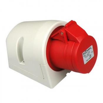 5x ABL CEE Steckerleiste, IP44, 16A, 4-polig, 400V, 6h, rot