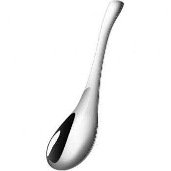 Stainless Steel Soup Spoon Set – 3‑Piece (Small, Medium, Large)