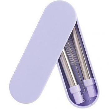 Telescopic Stainless Steel Drinking Straw with Storage Box