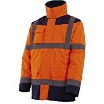 Singer Safety 4‑in‑1 Arbeitsjacke mit Warnschutz – Parka XL