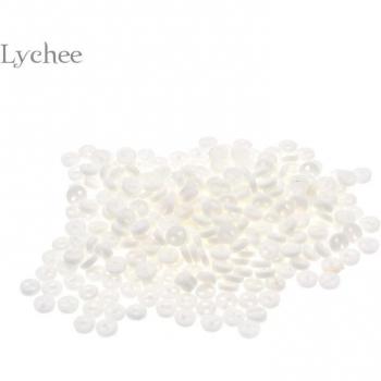 Manicura Lychee 300 Uds – Pulsera Botón Flatback