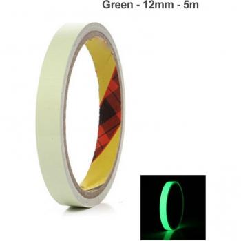 Glow-in-the-Dark Warning Tape 12mmx5m