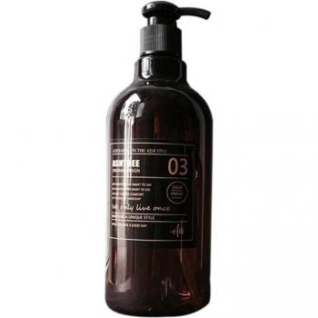 Gel de Ducha Rellenable en Botella de Prensa Marrón 500 ml