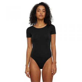 Body „Urban Classics Ladies Organic Stretch Jersey“ – XS – 95 % Baumwolle, 5 % Elasthan – Schwarze Variante