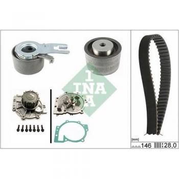 INA Complete Timing Belt Kit with Water Pump - 530042130