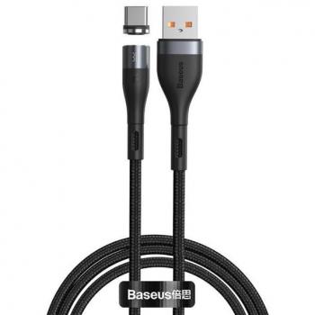 Cable Baseus tipo C magnético 3A 1m negro/gris