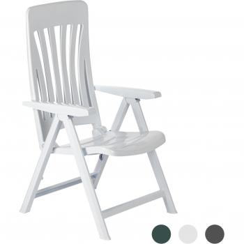 Blanes Reclining Sun Lounger Chair - By Resol - White