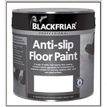 2.5 Litre Light Grey Anti-Slip Floor Paint from Blackfriar