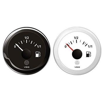 Indicatore di livello carburante 12/24 V 10-180 Ohm Bianco