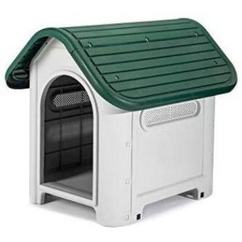 Kira Dog House Resin 59x75x66 cm Beige/Green