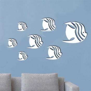 Espejo Pescado 3D