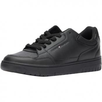 Chaussures de sport Tommy Hilfiger Homme Core Leather Ess, noires, taille 41