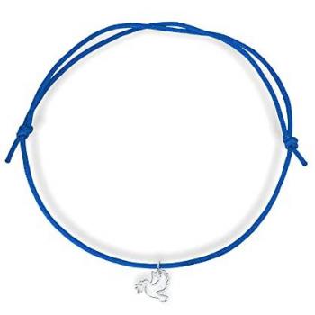 Beka&Bell Armband »925 Sterling Silber Glänzend Taube Textil 14-28cm«