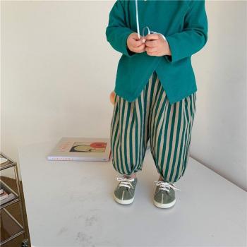 Children Vertical Stripe Trousers
