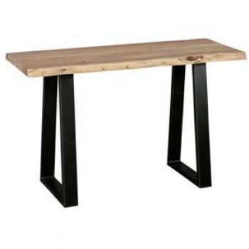 Sitzbank mit Stauraum 90x52x38 cm Mango Massivholz / Metall Flurbank Schwarz