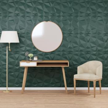 Pannelli Murali 24 pz Verdi 50x50 cm EPS 6 m² Diamante