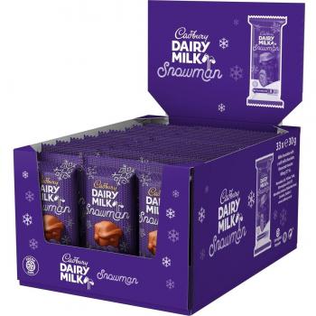CADBURY CHOC MOUSSE SNOWMAN UK 33X30G