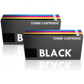 Prestige Tonerkartusche 703/303 für Canon LBP‑2900 Serie – Doppelpack Schwarz