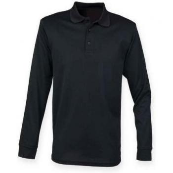Polo Coolplus maniche lunghe unisex adulti Henbury