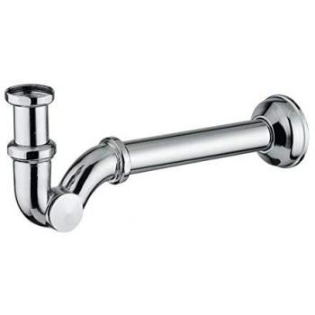 Sifone Scarico Bidet ad Esse 1 1/4 Cromato con Attacco Universale
