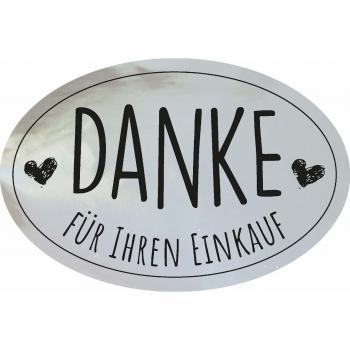 AVERY Zweckform Promotion-Etiketten Danke silber 200 Etiketten