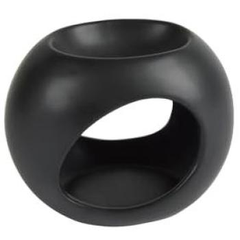 Brûleur de Parfum Céramique Noir 13 cm