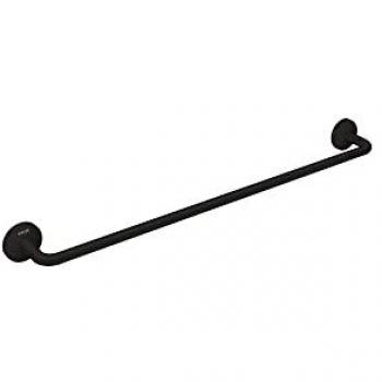 Porte-serviette mural noir mat Axor Universal Circular 600 mm