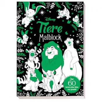 Disney Tiere: Malblock: über 60 tierisch-schöne Motive zum Ausmalen!