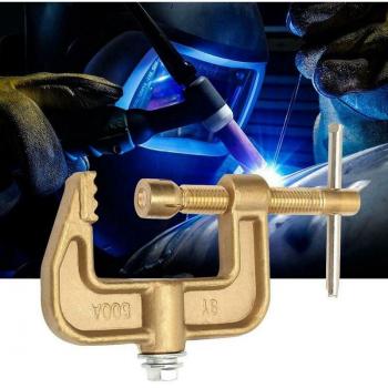 500A Brass G Shape Ground Welding Clamp