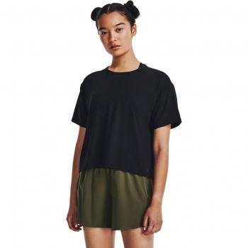 T-shirt Donna Under Armour Motion Manica Corta Nera - M