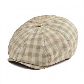 Plaid Gatsby Flache Kappe