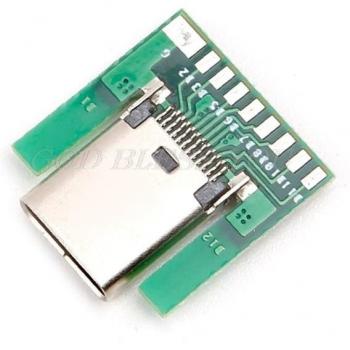 USB 3.1 Type C Female Socket Plug SMT 24pin