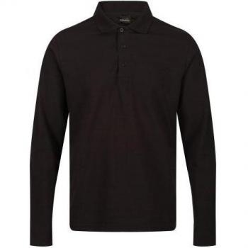 Polo Uomo Regatta Pro L Nero Long Sleeve