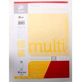 Staufen Multifunktionspapier A4 80g/qm VE=50 Blatt intensiv rot