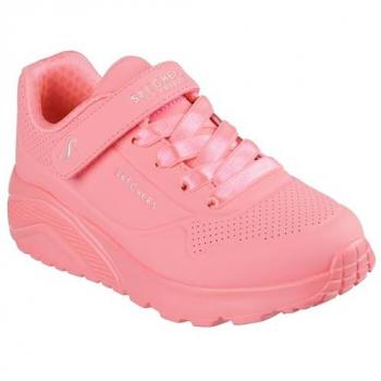 Zapatillas Uno Lite rosa Skechers unisex para niños