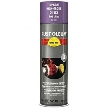 Rust Oleum Hard Hat Metal Spray Paint Red Lilac 500ml