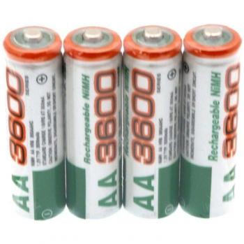 Bateria AA Ni‑MH 1,2 V 3600 mAh – 4/8/12 Pack