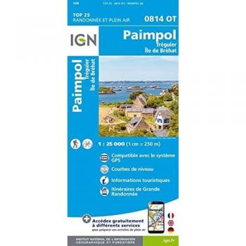 Collectif Paimpol Treguier -Ile De Brehat 1:25 000
