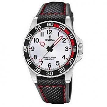 Festina Youth Analog Leather Wristwatch