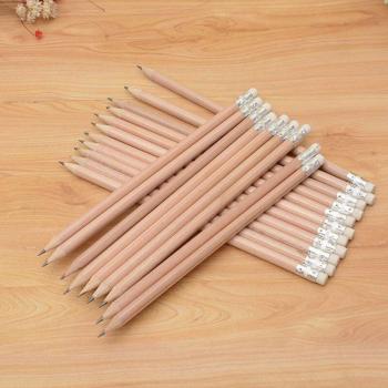 HB Wooden Pencils with Erasers - 10 Pack