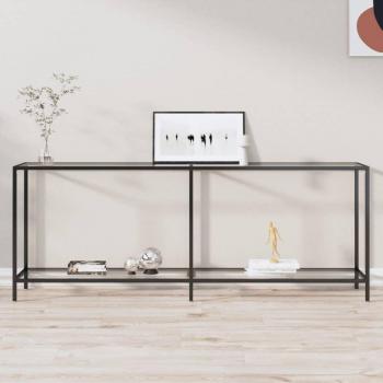 Tavolo Consolle in Vetro Temperato 200x35x75,5 cm